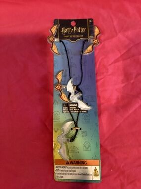 488-Harry Potter Themed Light up Necklace with snitch shaped Pendants